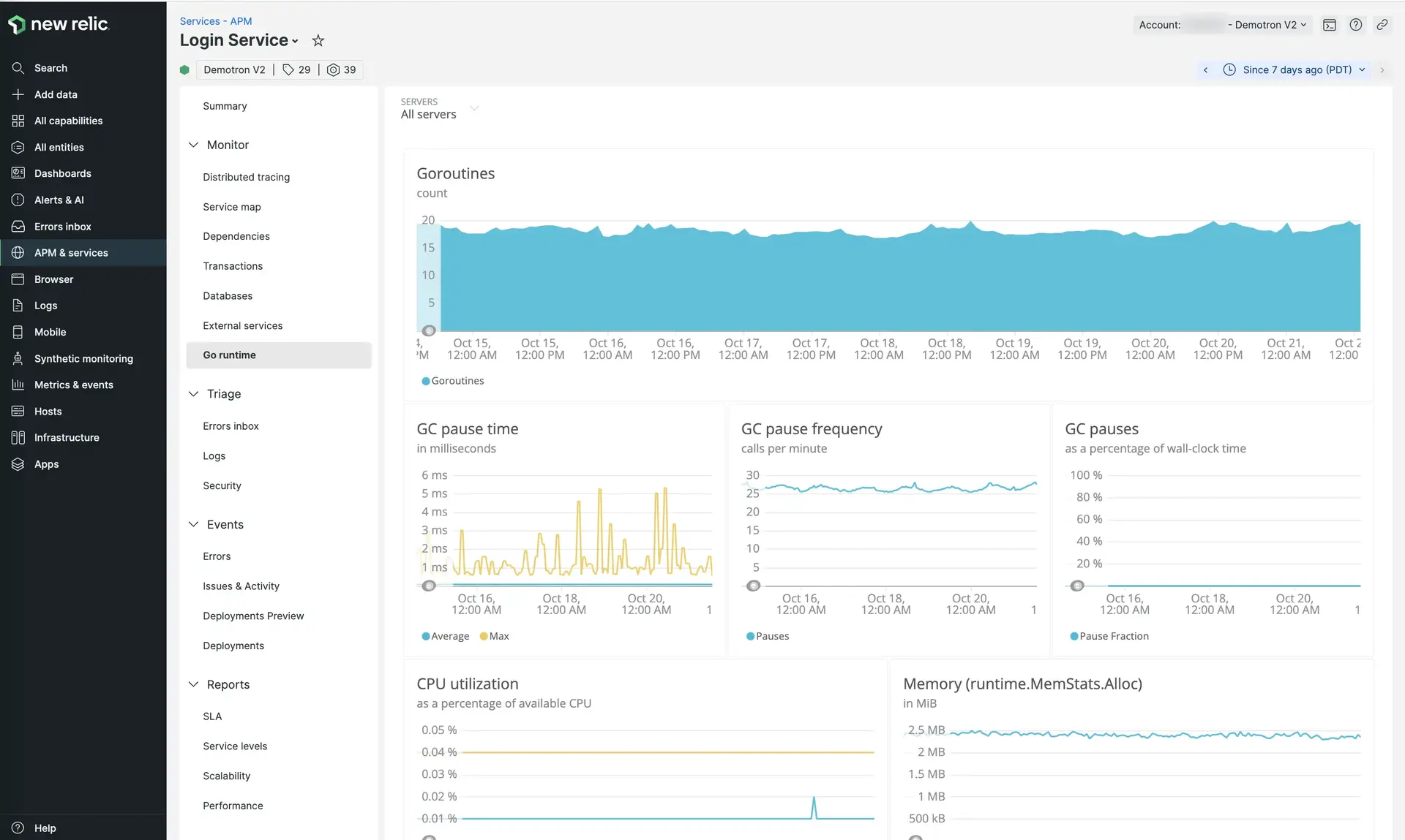 Go runtime page Go runtime page
