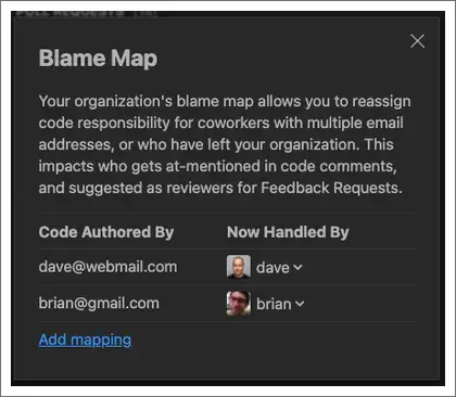 blame-map A screenshot showing a blame map.