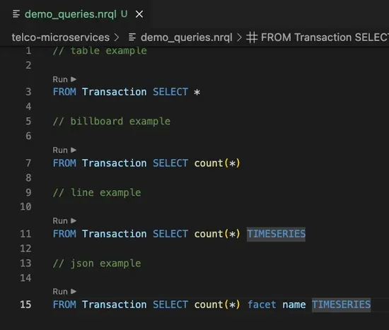 NRQL file. A screenshot of a NRQL file.