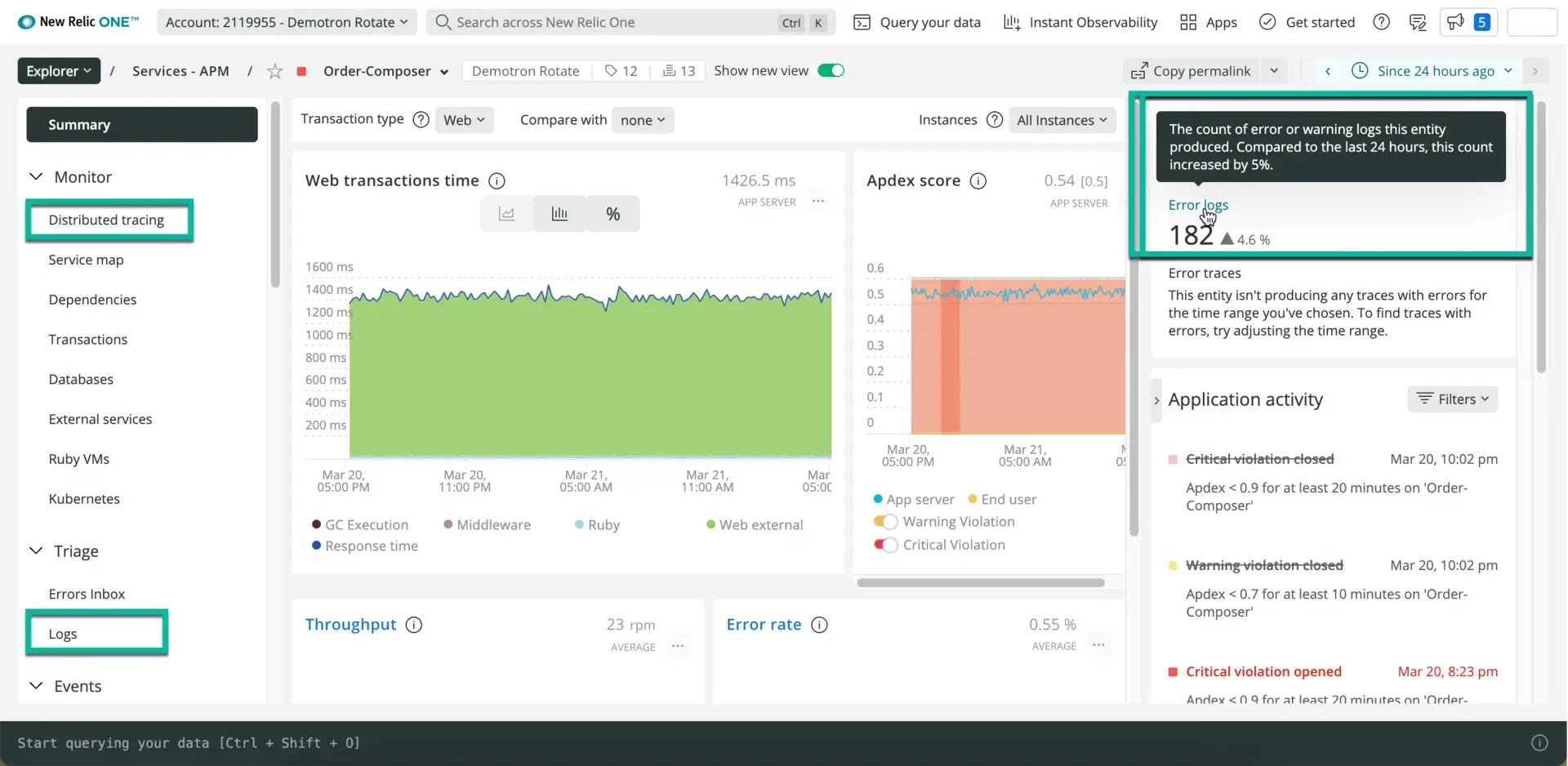 Logs everywhere in New Relic One Logs everywhere in New Relic One