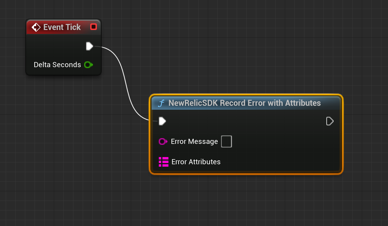 Unreal Engine Plugin Record Error Screenshot of the Unreal Engine Plugin Record Error