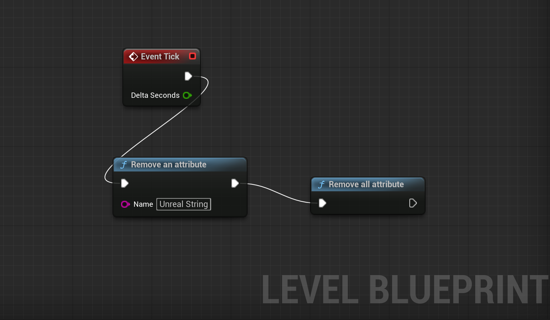 Unreal Engine Plugin Remove Attributes Screenshot of the Unreal Engine Plugin Remove Attributes
