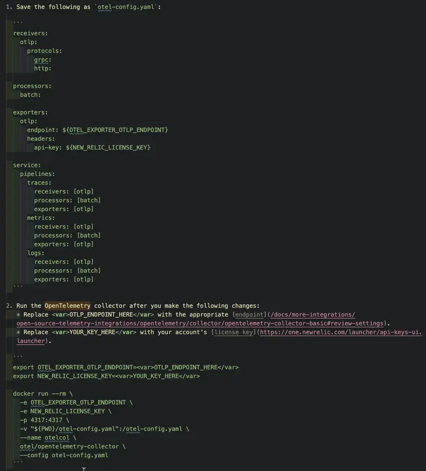 Screenshot showing indentation in lists Screenshot showing indentation in lists