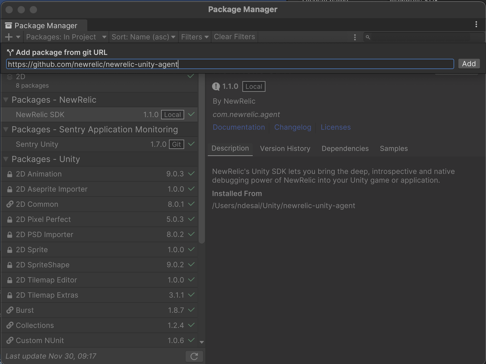 Unity Agent Install Package Manager Unity Agent Install From Package Manager